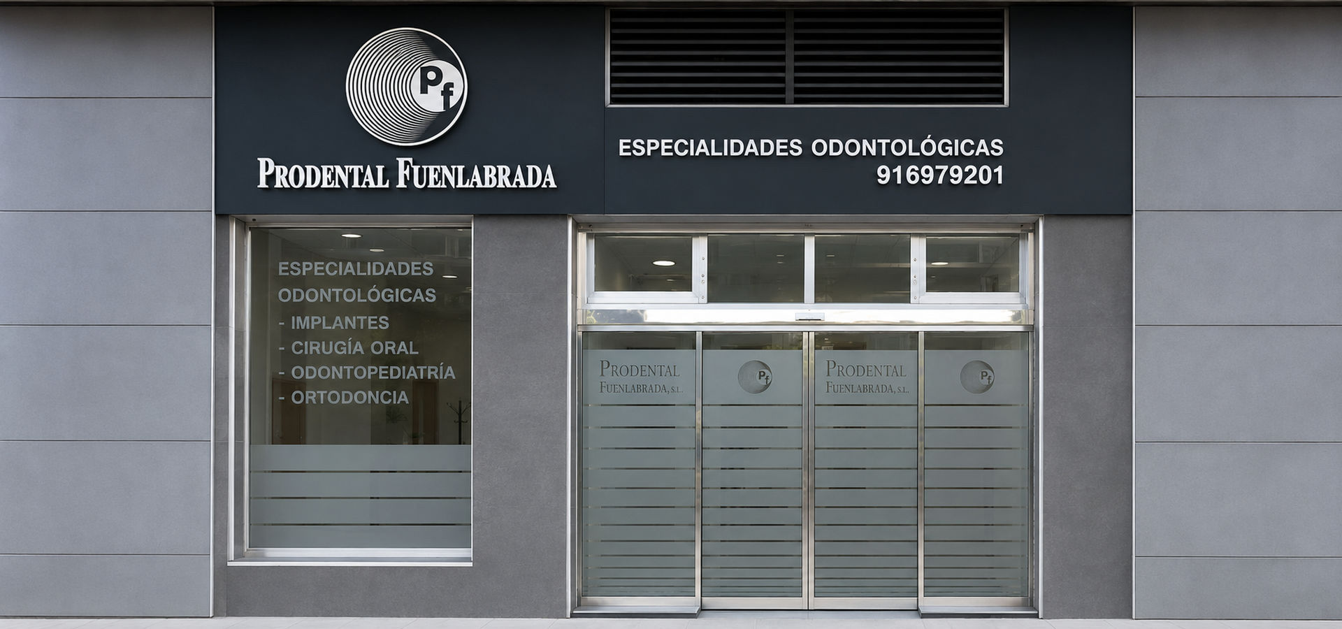 Fachada de Prodental Fuenlabrada