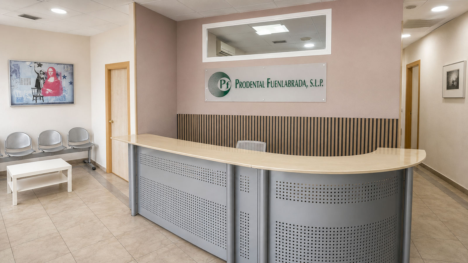 Recepción de Prodental Fuenlabrada